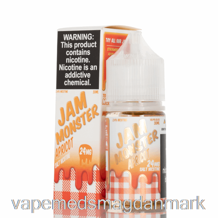 Engangs Vape Danmark Abrikos - Marmelade Monster Salt - 30ml 24mg